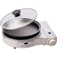【Direct From Japan】Iwatani Cassette Gas Grill Pan Bistro Master II White CB-GP-W