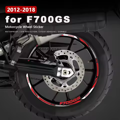Motorcycle Wheel Sticker 19 17 Inch Rim Strip Tape for BMW F700GS F700 GS F 700 GS Accessories 2012-