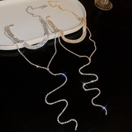 UP9.ACC choker with 4 rows of long stones, seductive and luxurious CK161