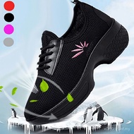 Chrysanthemum Hutong Spring/Autumn Breathable Mid-Heel Dancing Shoes for Women
