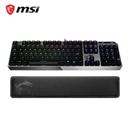 MSI微星618 Gk50 Low Profile 機械式鍵盤 + WR01 Wrist Rest 手托