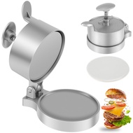 คู่มือ Burger Press Patty Maker 100 Patty กระดาษปรับความหนาแฮมเบอร์เกอร์ Patty Mould Non-Stick ครัวเ