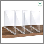 【Jettingbuy】 Hot Sale Acrylic ngăn kệ Divider cho tủ quần áo tổ chức với kệ gỗ ngăn tủ quần áo Ví se