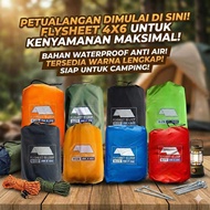 TENDA Flysheet 4x6 Meters Waterproof Tent Cover Anti Air Bivouac Multifunction