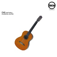 [LIMITED STOCKS/PREORDER] Yamaha C45 Natural Gloss Classical C Series Guitars Full Size Guitar Nylon String Classical Starter Beginner Guitar Absolute Piano The Music Works Store GA1 [BULKY]