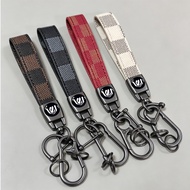 Toyota Alphard Car Keychain Metal Leather Keychain Universal Keychain for Cars and Motorcycles，For T