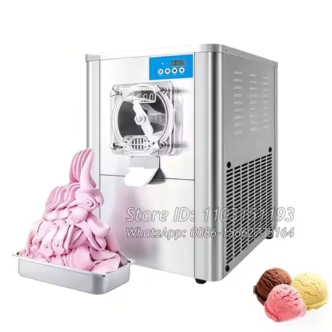 Gelato Machine Automatic Batch Frozen Yogurt Ice-cream Making Commercial Ice Cream Makers Hard Ice C