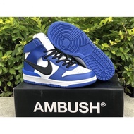 [Ready Stock Free Shipping]Ambush x Du High  Deep Royal Special CU7544-102 Sports Shoes