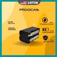 🔥READY STOCK🔥 Proocam Rechargeable Battery for LED NP-F770 NP F750 NP-F750 Studio LED Light Panel 1 