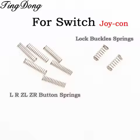 4-50pcs For Switch L R ZL ZR Button Springs For NS Switch Joy-Con Controller Lock Buckles Springs Re