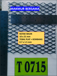 Expanded Mesh - 60x80 cm - Expanded Metal - Plat Pintu Pagar - Plat Expanda