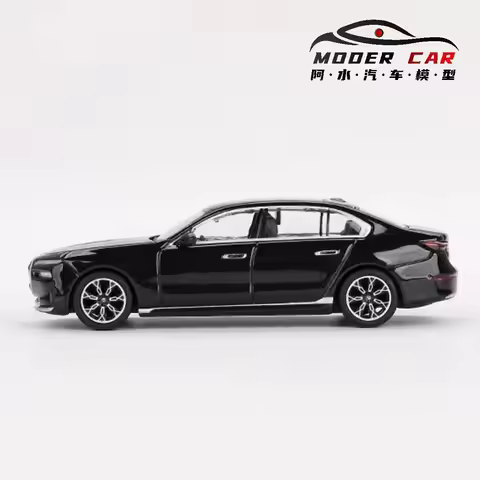 MINIGT TSM 1:64 802 i7 Black Diecast Model Car