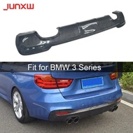Carbon Fiber Racing Rear Diffuser FRP Bumper Lip Spoiler for BMW 3 Series GT F34 M Sport Bumper 4 Do