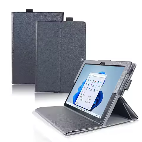 Case for Lenovo Ideapad Duet 3i 350i PU Leather Folio Folding Stand Cover for Lenovo Ideapad Duet 3 