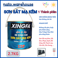 (Lon 27Kg) Sơn Sắt Mạ Kẽm 1 Thành phần Sơn Sắt Sơn Gỗ Bê tông Không Bong Tróc Mau Khô Bền Màu Đẹp Ph