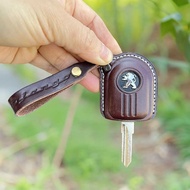 Suitable for Peugeot Django Django 150 Motorcycle Key Cover Cowhide Keychain Protective Case Handmad