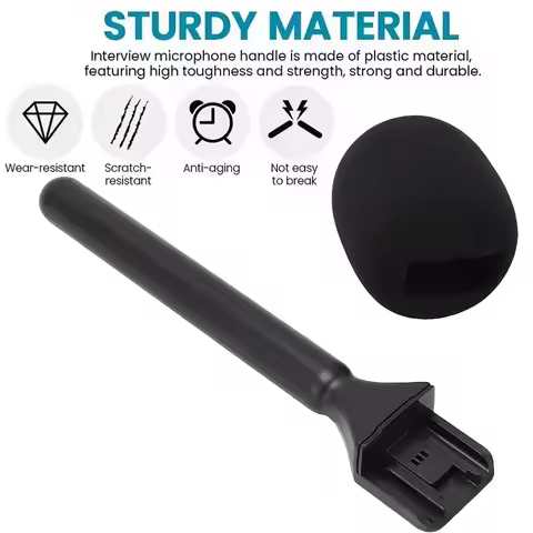 Wireless Lightweight Professional Interview Microphone Adapter with Windshield Foam for Rode Wireles