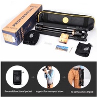 Beike Q999H Horizontal Tripod Monopod Travel Tripod + Super Sturdy Tripod Bag
