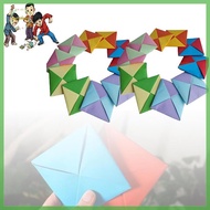 EPMN> 10/20Pcs Ddakji Paper Flip Toy Ddakji Game Blue Red Hard Cardboard Hiting Paper Game Party Sup