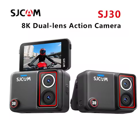 SJCAM SJ30 8K 20fps Dual-lens Action Camera HD Night Video Flip Touchscreen 6-Axis Stabilization Spo