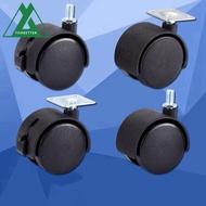 FORBETTER Chair Wheel Swivel Sliding Universal For Industrial Furniture Trolley Replacement Plate Si