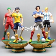 One Piece COS Neymar Messi Mbapp Ronaldo GK Anime Figure Collection Model Toys