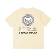 UTAA Summer Golf Tiger Short Sleeve Printed Sports Outdoor Round Neck Mens and Womens Casual Sports 