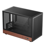 # DeepCool CH260 WOOD High Airflow mATX T.G PC Case BLACK / WHITE