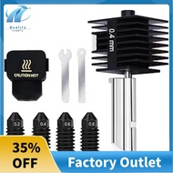 A1/A1 Mini Hotend Kit Print Extruder 0.4MM Nozzle Hotend Replacement with Extra 0.2/0.4/0.6/0.8MM Ha