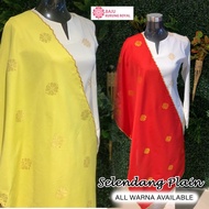 SELENDANG PLAIN | BUNGA TABUR | SONGKET TENUN | TUDUNG | CUCUK SANGGUL TRADITIONAL