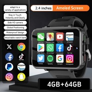 VP999 4G Smart Watch 2.4inch AMOLED Screen 4GB ROM 64GB RAM With GPS WiFi SIM Slot 1500mAh Large Bat