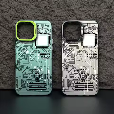 Circuit Board Drawing Phone Case for vivo Y03 Y78 Y36 Y100 Y27 Y17s Y16 Y02 Y22s V30e V40 V27e V29e 
