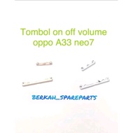 Outer Button On Off Volume Oppo A33 A33w Power Volume