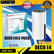 TP-LINK DECO E4(3-PACK) AC1200 WHOLE HOME MESH WIFI SYSTEM