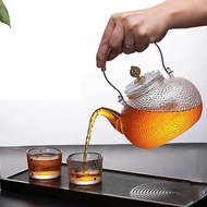 Glass kettle with copper handle 600ml - AT27