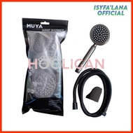 HAND SHOWER SET HITAM / SHOWER MANDI BLACK MUYA - HOLIGANSTORE