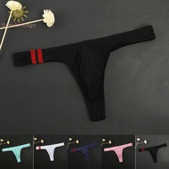 Underwear Mens,See-Through Jockstrap Pouch Bulge Low Rise G-String Thong Briefs