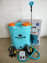 Tangki Semprot Elektrik SULTAN SPRAYER 138 Liter Sprayer Elektrik Kencang ekabut e-kabut Alat Semprot Pertanian bunuh hama disinfektan otomatis 2in1 manual mesin semprot 16 liter