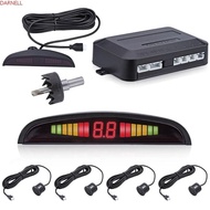 DARNELL Car Parking Sensor Kit, Backlight LED Display Car Reverse Radar, Buzzer Beeps 6 Colors 12V Universal Sound Alert Indicator View Reverse