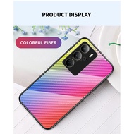 Realme C75 2024 Carbon Fibre TPU Tempered Glass Pattern Phone Case For Realme C75 RealmeC75 C 75 75C