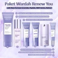 Paket Wardah Renew You 6pcs New Formula with Retinol Ceramide NMF Amino Peptide - Flek Hitam