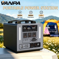 VANPA 2500W Portable Power Station 3x AC 220V Output 3000Wh Large Capacity Battery For Outdoor Work 