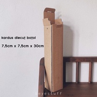 Die Cut Box Packing Bottle 7.5x7.5x30 Bottle 600ml