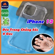 [Real Photo] iPhone 13 6.1 Case" 4-Corner Shockproof Clear Flexible Case
