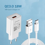 5v 3a Usb Phone Charger Type-C Usb Cable Quick Charge 3.0 For Samsung Galaxy S21 S20 Fe S10 S9 S8 Plus Note 9 8 10 Pro Phones