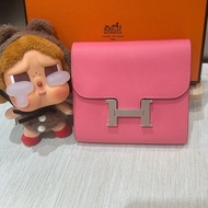 Hermes Constance Wallet 8W evercolor 牛皮銀扣