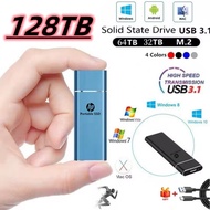 128TB  external hard drive SSD 4TB 8TB 16TB 32TB portable SSD hard drive USB3.1 cable Type-C/Micro a