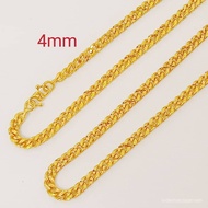 Korean gold neck chain necklace 24K (gold plated)