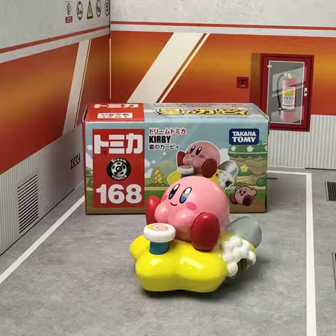 Takara Tomy Dream Tomica No.168 Kirby Star Alloy Car Diecast Mini Vehicle Model Collection Toys Gift
