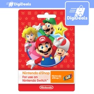 Nintendo Switch eShop Store 20 50 Usd Code Digital Topup Voucher